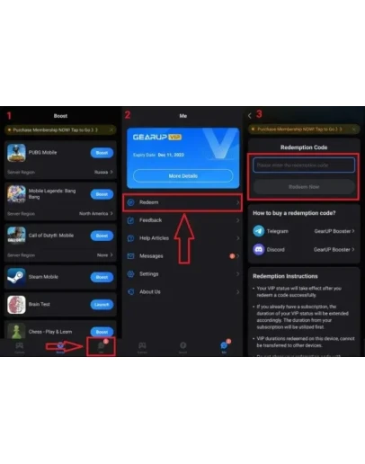 Gear Up Booster Global Code Instantly Delivered