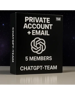 Администратор команды ChatGPT на 1 месяц 5 приглашени