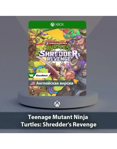 Teenage Mutant Ninja Turtles Xbox One Series XS