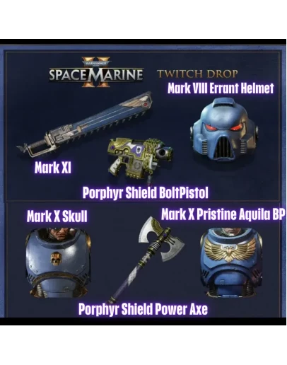 Warhammer 40,000: Space Marine 2 6 п. Twitch Drops