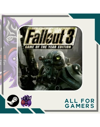 Fallout 3 Standard/GOTY КЛЮЧ Steam РУ/СНГ + ПОДАРОК