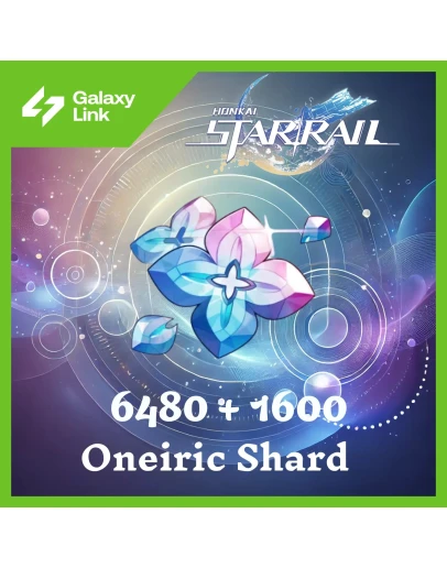 Honkai Star Rail - 6480 + 1600 Oneiric Shard - Ключ Honkai Star Rail - 6480 + 1600 Oneiric Shard - Ключ