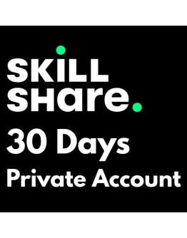 Skillshare Premium 30 дней частной учетной записи