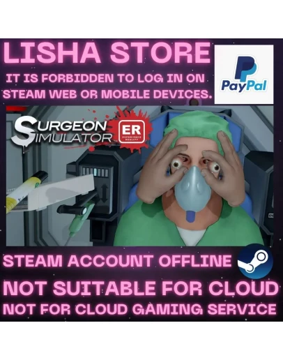 Surgeon Simulator Стим Оффлайн На 30 или 90 дней