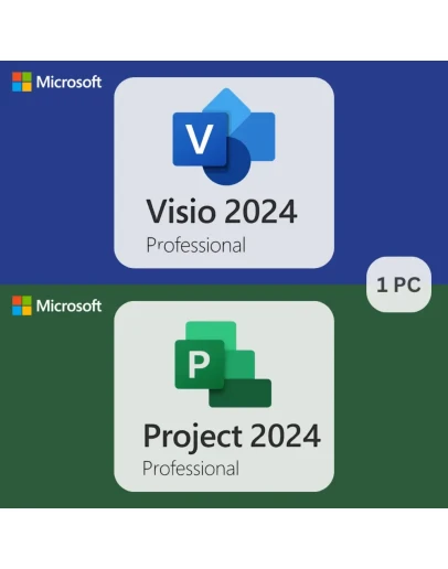 Microsoft PROJECT / VISIO PRO 2021/2024RETAILGLOBAL