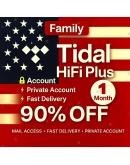 TIDAL Семейный HiFi Plus 1M Глобально PRO