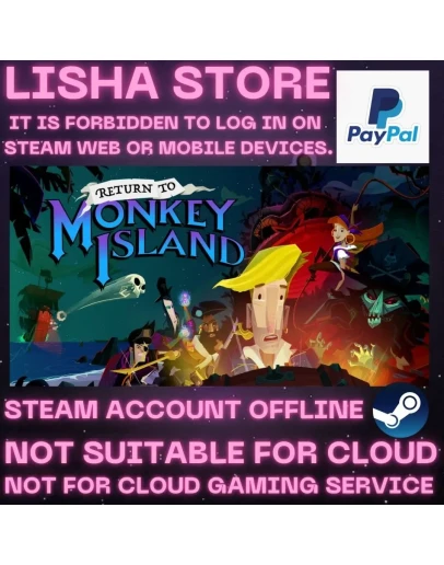Return to Monkey Island Стим 30 или 90 дней