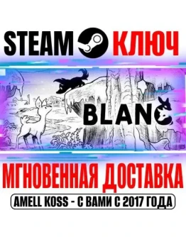 Blanc Steam Ключ РФ+Мир +Бонус