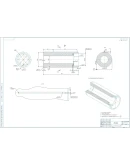 Чертеж приспособления фрезерного для обработки пальца