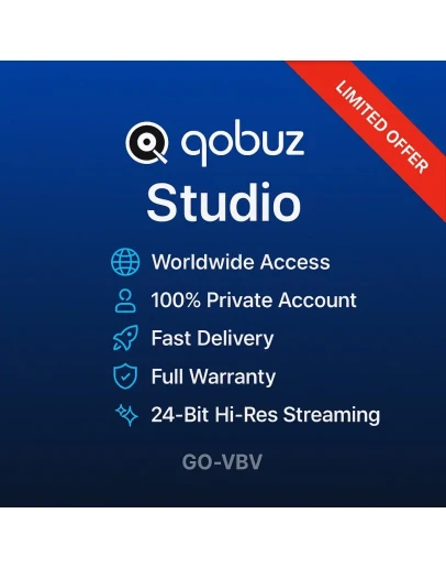Qobuz Studio Hi-Res FLAC 1M Глобальный доступ