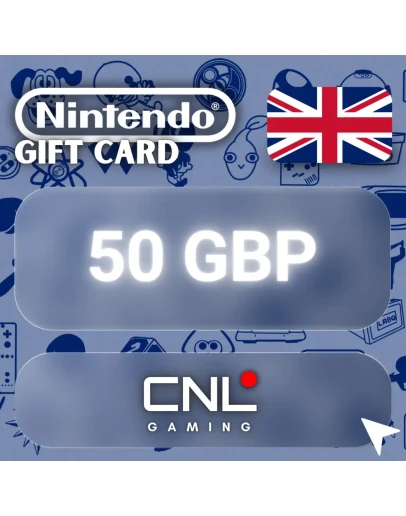 24/7 АВТО Nintendo eShop 50 GBP (Подарочная карта)