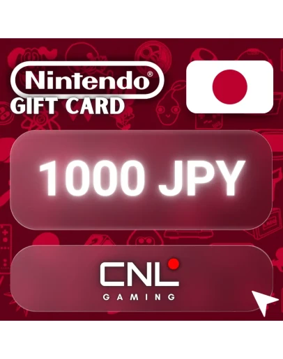 24/7 АВТО Nintendo eShop 1000 иен (подарочная карта)