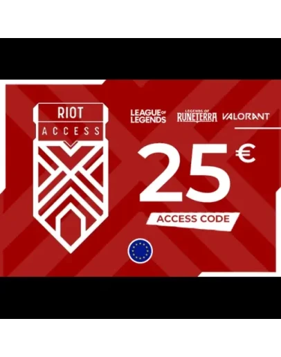 Riot Access Code 25 EURКлюч ЕвропаАвтовыдача