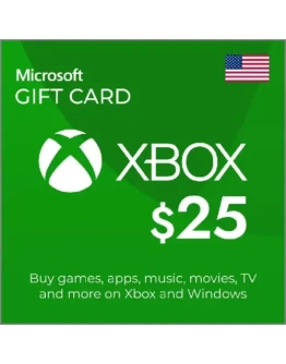 Xbox Live Gift Card 25 USD Xbox Live Key UNITED STATES