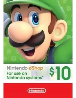 Nintendo eShopCard 10 USDКлюч картаНинтендоСША