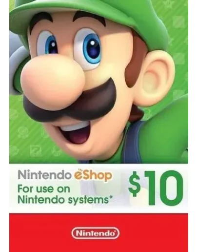 Nintendo eShopCard 10 USDКлюч картаНинтендоСША