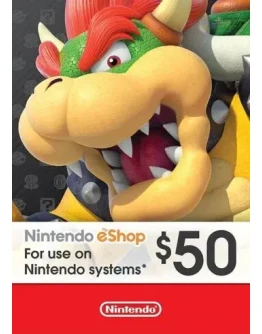 Nintendo eShopCard 50 USDКлюч картаНинтендоСША
