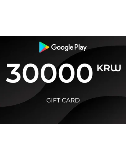 Google Play Gift Card 30.000 KRWKey Южная Корея
