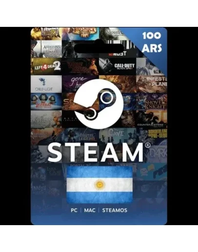Steam Wallet GiftCard 100 ARSКлюч Аргентина
