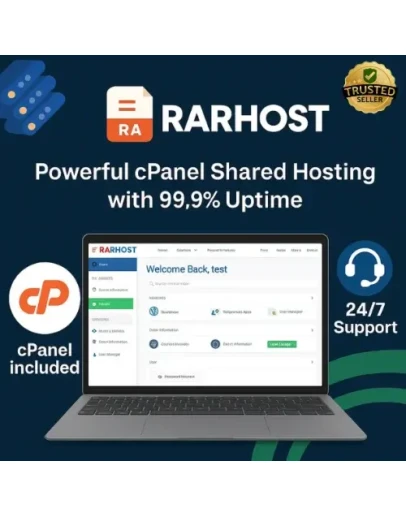 RARHost Starter - пожизненный хостинг на cPanel 10GB