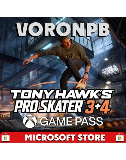 Tony Hawk's Pro Skater 3 + 4 + 450 игр GAME PASS PC