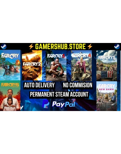 Far Cry 1+2+3+4+5+6+Primal+NewDawn Collection STEAM