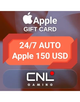 24/7 АВТО Apple 150 долларов США (подарочная карта)