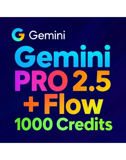 Google AI Gemini 3 Pro Veo3.1 Flow 1 месяц Google AI Gemini 3 Pro Veo3.1 Flow 1 месяц