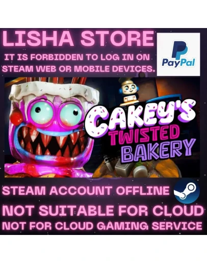 Cakey's Twisted Bakery Стим Оффлайн На 30 или 90 дней