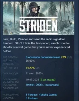STRIDEN АВТОДОСТАВКА STEAM РОССИЯ STRIDEN АВТОДОСТАВКА STEAM РОССИЯ