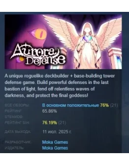 Aurora Defense АВТОДОСТАВКА STEAM РОССИЯ Aurora Defense АВТОДОСТАВКА STEAM РОССИЯ