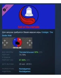 Ostalgie: Fall of the Curtain DLC STEAM РОССИЯ