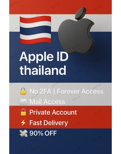 Apple ID Таиланд Без 2FA Мгновенный доступ