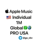 Apple Music Инд. 1M Глобально PRO USA