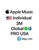 Apple Music Инд. 1/3M Глобально PRO USA