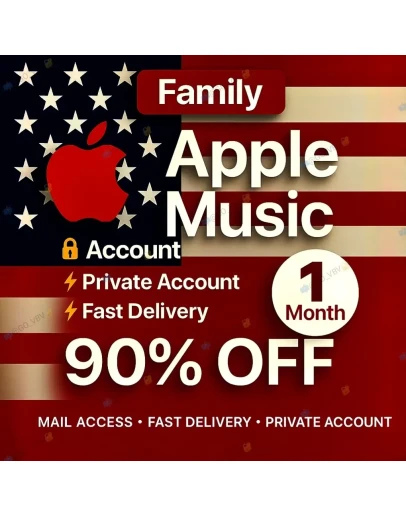 Apple Music аккаунт 1M США Для семьи