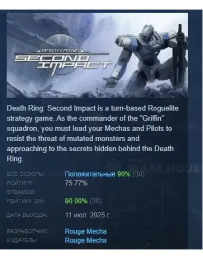 Death Ring: Second Impact АВТОДОСТАВКА STEAM РОССИЯ