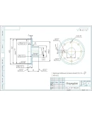 Чертеж кондуктор скальчатый сверлильный в компасе