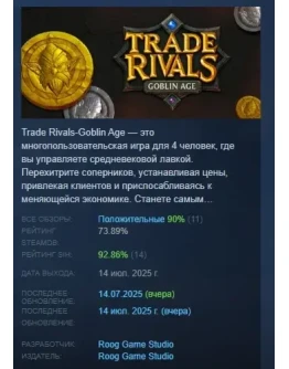 Trade Wars - Goblin Age АВТОДОСТАВКА STEAM РОССИЯ