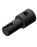 Чертеж и 3D модель детали штырь 104.904.01 в компасе