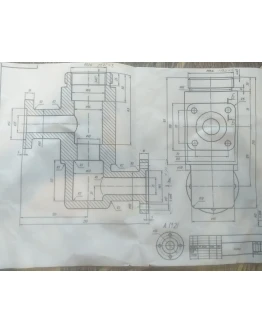 Трехмерная модель детали корпус МЧ00.62.00.01 в компасе