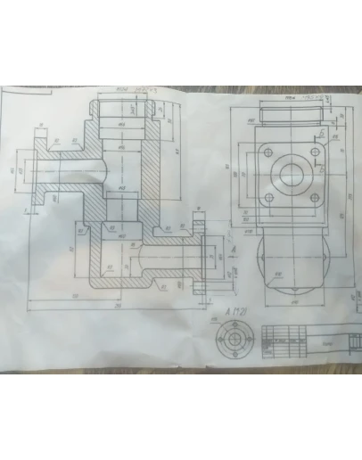 Трехмерная модель детали корпус МЧ00.62.00.01 в компасе