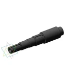 Чертеж и 3D модель детали вал в программе компас