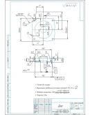 Операционные эскизы изготовления детали дно в компасе