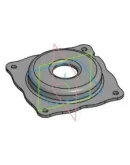 Операционные эскизы изготовления детали дно в компасе
