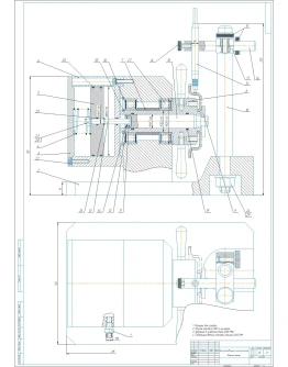 Чертеж контрольно-измерительное приспособление биение