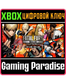 FATAL FURY: CITY OF THE WOLVES SPECIAL EDITION XBOX S FATAL FURY: CITY OF THE WOLVES SPECIAL EDITION XBOX S