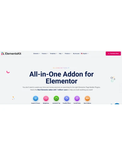 Лицензия Elementskit Pro на год/навсегда оригинальная