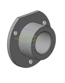 Чертеж и модель детали корпус в программе компас