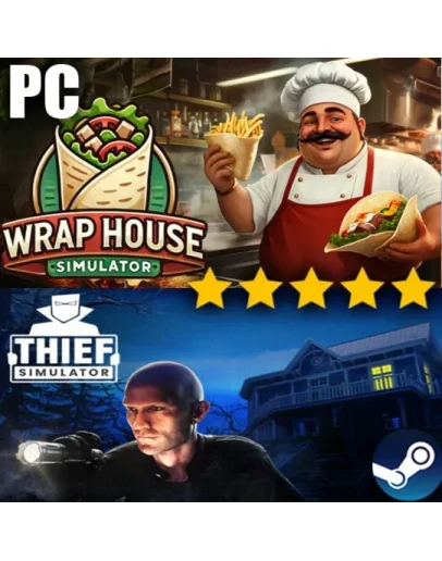 WRAP HOUSE SIMULATOR &amp THIEF SIMULATORSTEAM АККАУНТ